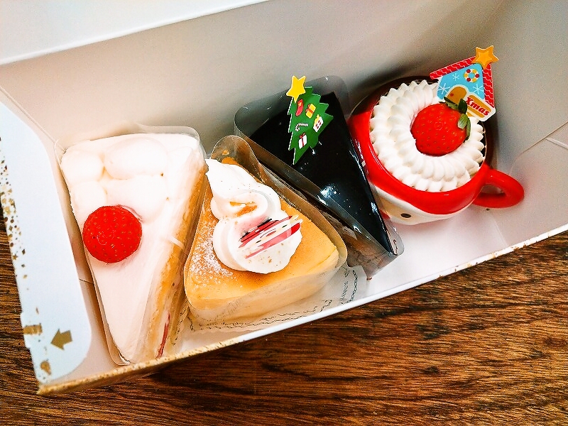 小物ケーキセット クリスマス限定ボックス テロワール 青梅 ケーキ 小作駅 バースデーケーキ