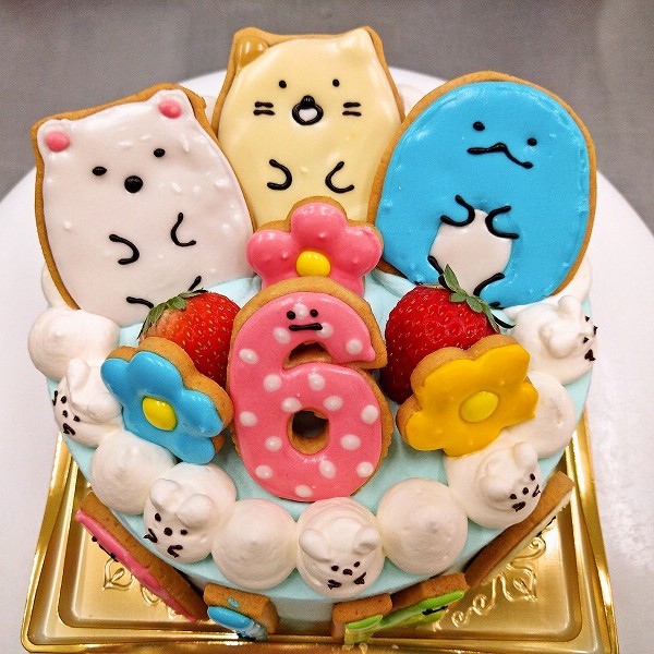 手描きのアイシングクッキー テロワール 青梅 ケーキ 小作駅 バースデーケーキ